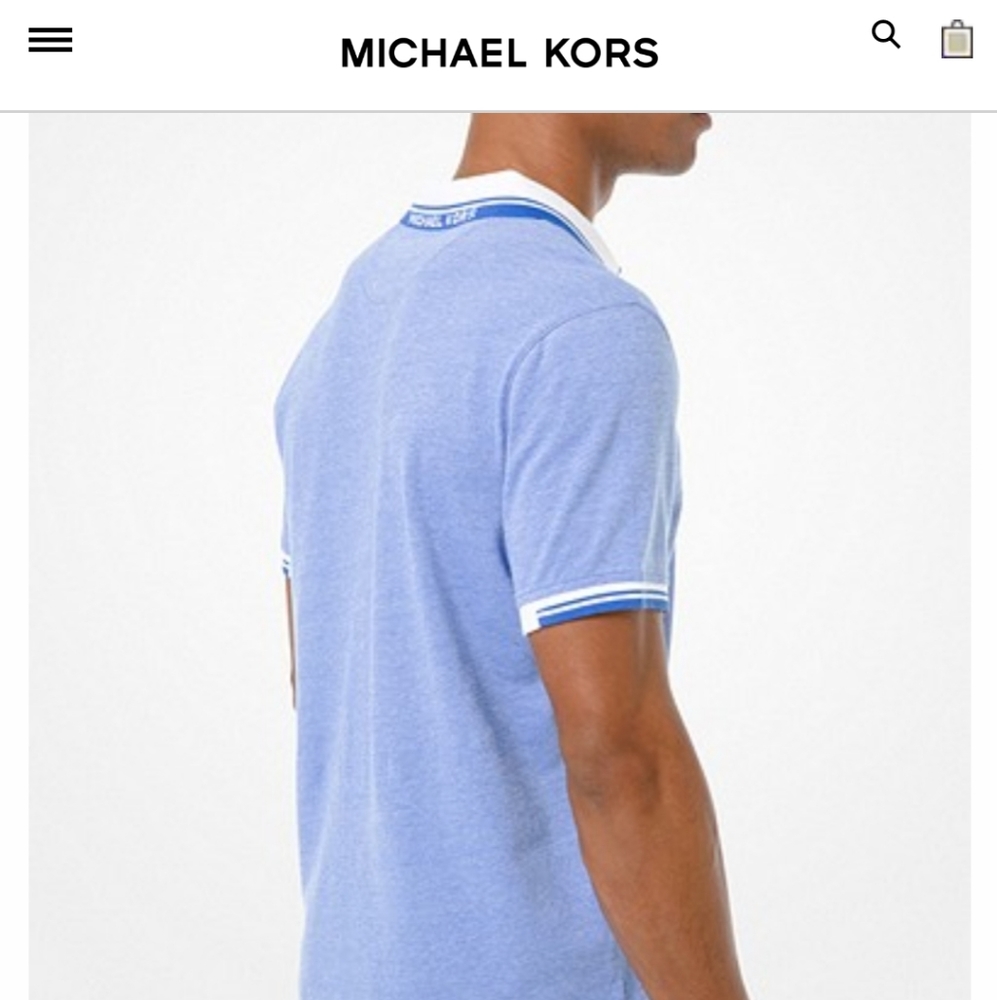 Michael Kors Mens Greenwich Cotton Polo